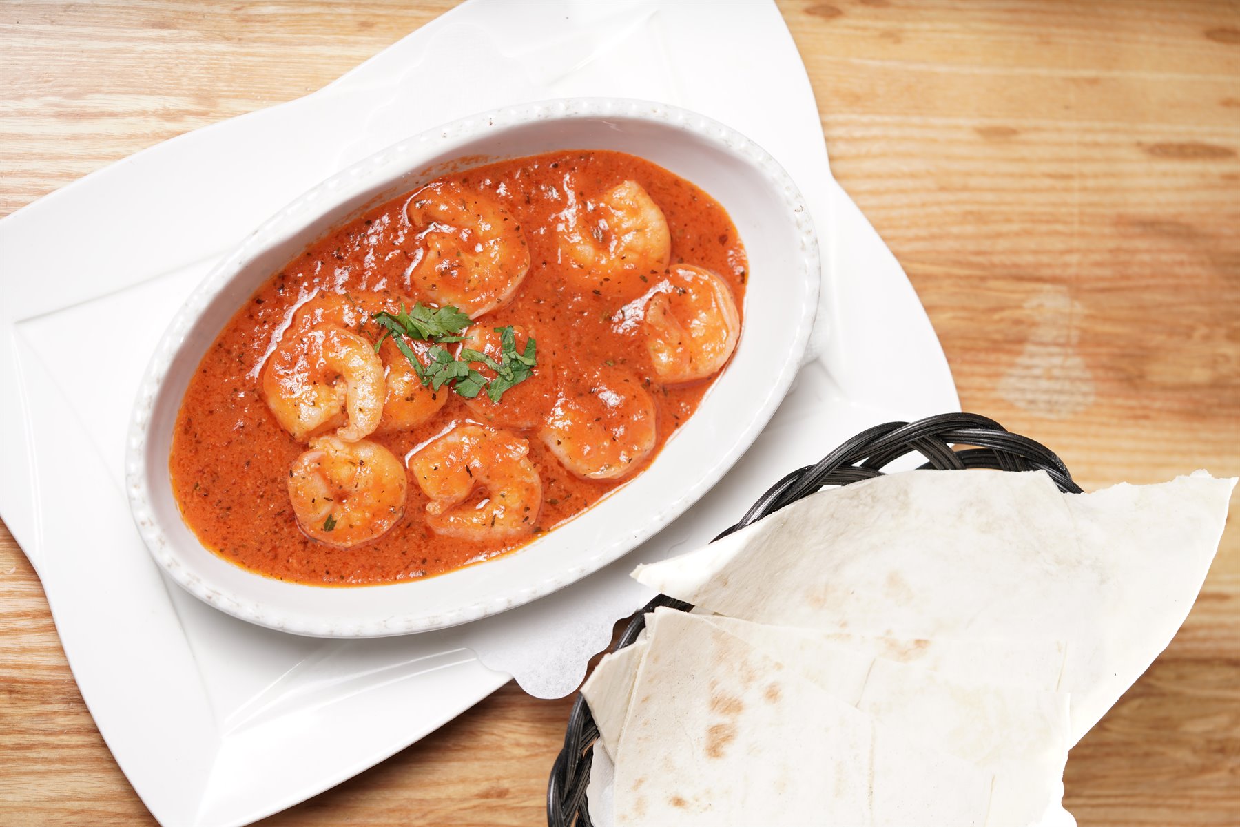 Garnelen als Signature Plate