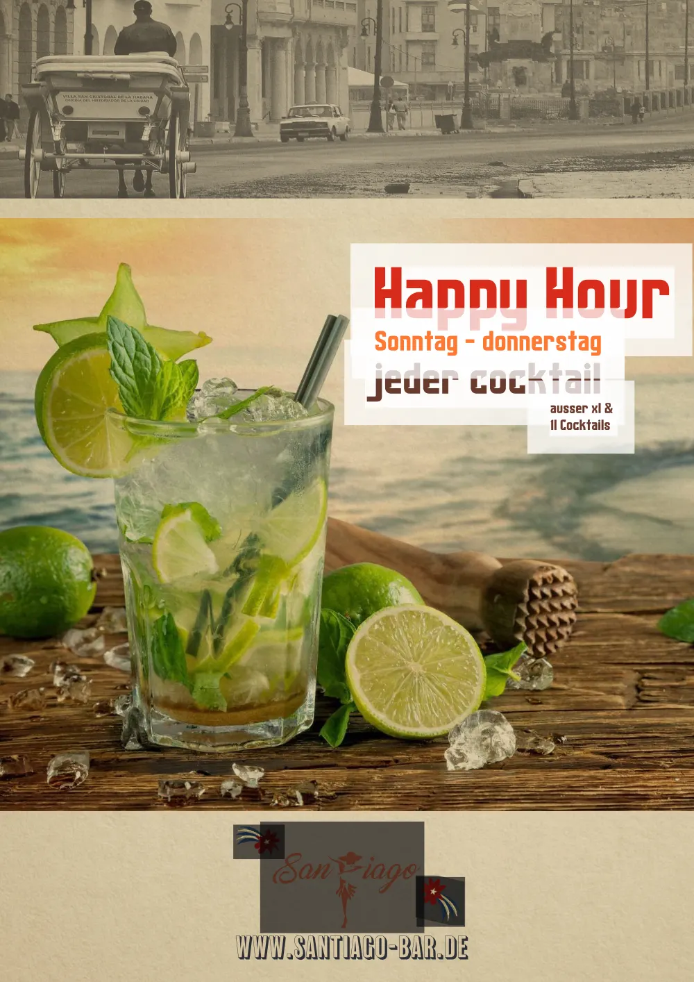 Santiago Speisekarte Seite 2: Biere